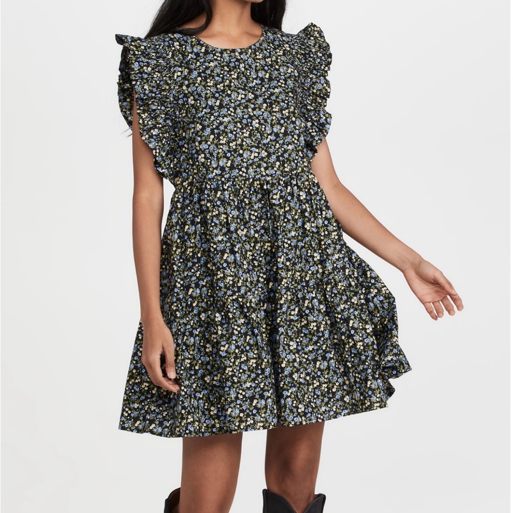English Factory - floral ruffled baby doll dress